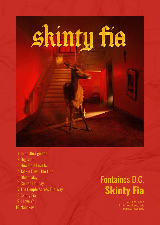Fontaines D.C. Skinty Fia Album Cover