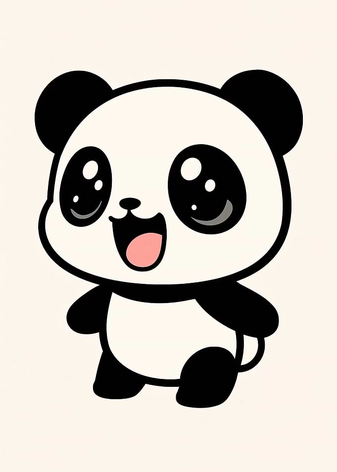 Cute Cartoon Panda