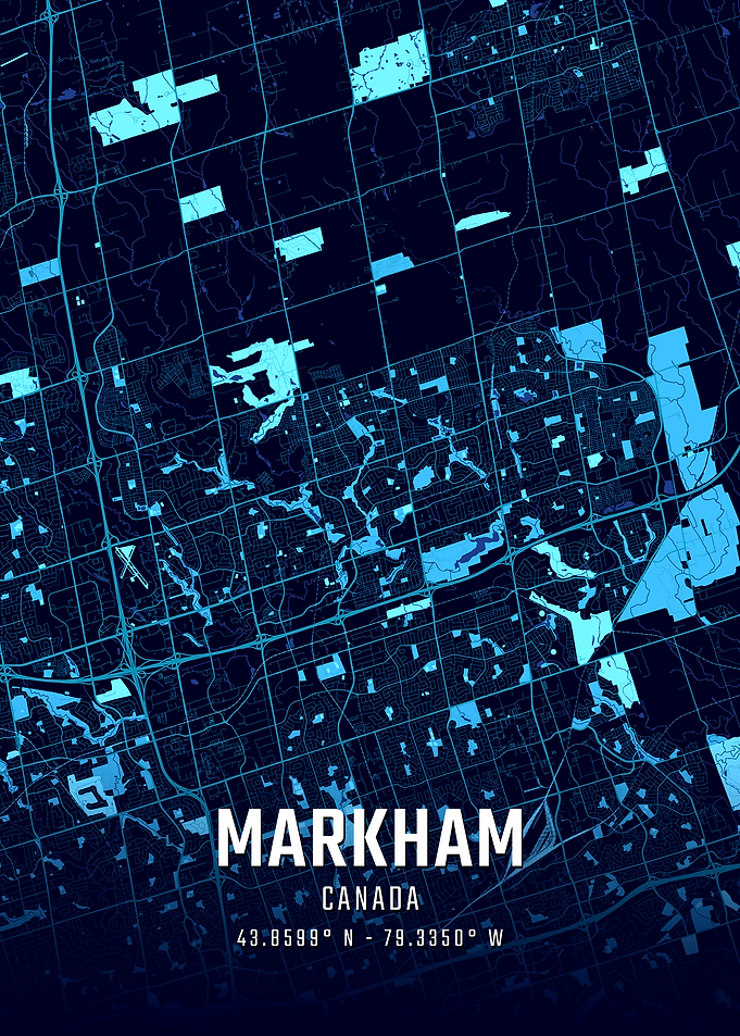 Markham Midnight City Map