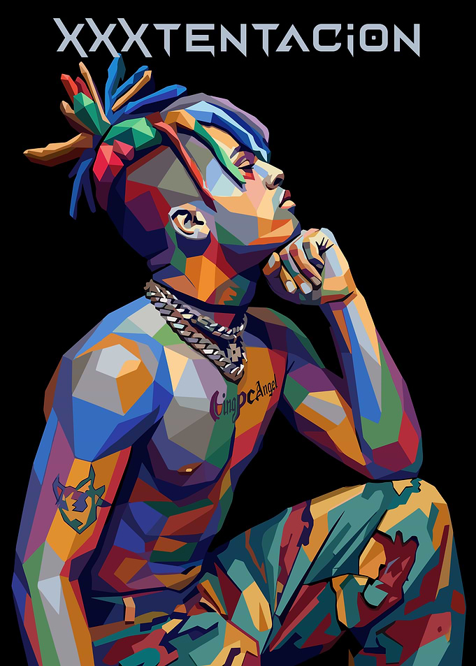XXXTentacion Pop Art Portrait