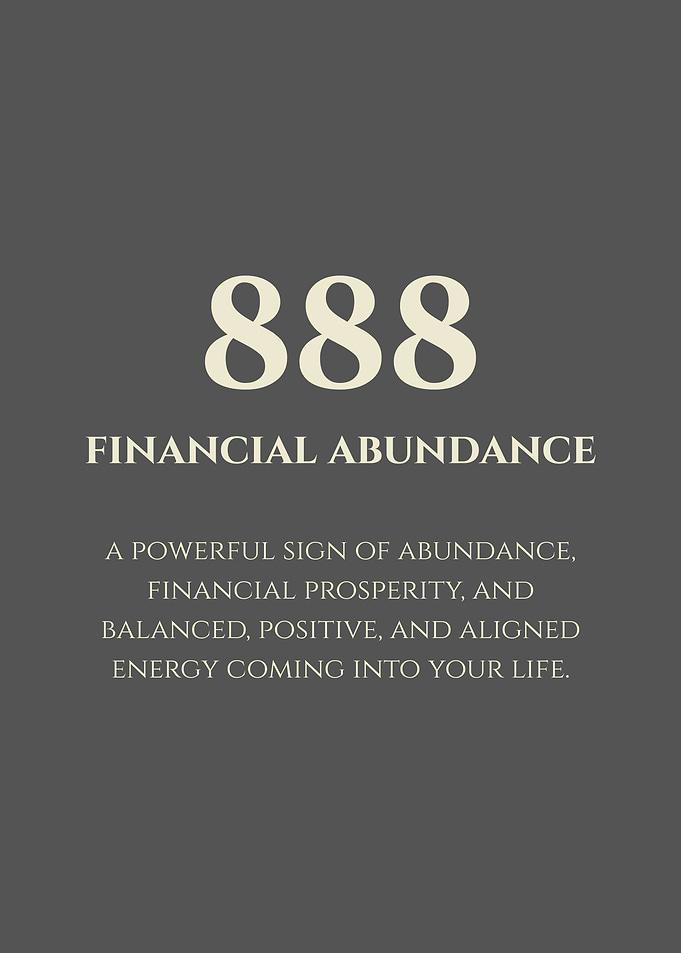 888 - Financial Abundance