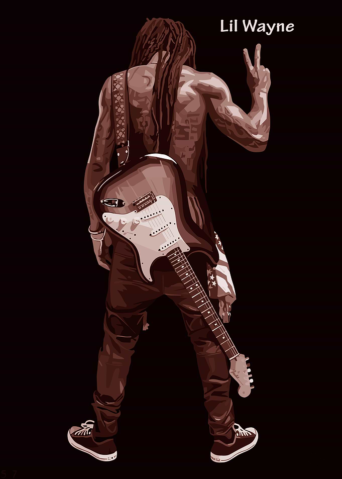 Lil Wayne with Guitar