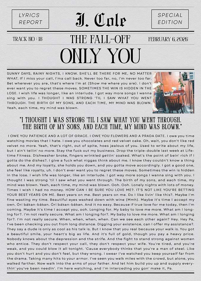 J. Cole 'Only You'