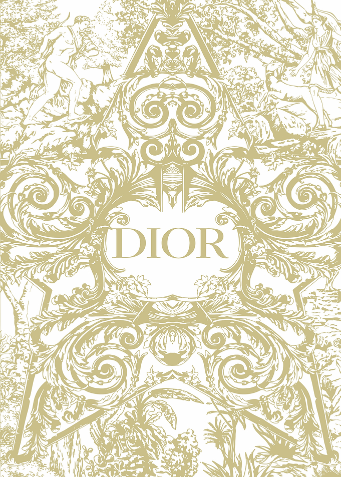 Dior Baroque Floral Illustration