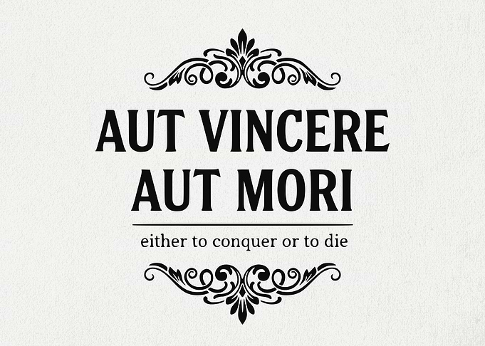 Aut Vincere Aut Mori Latin Quote