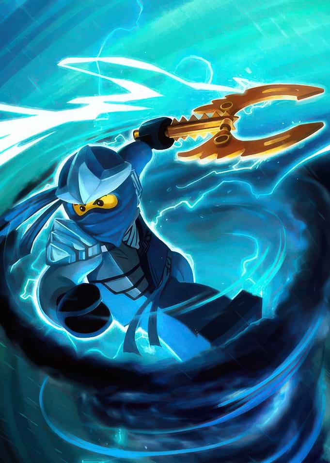 Ninjago Ninja with Golden Weapon