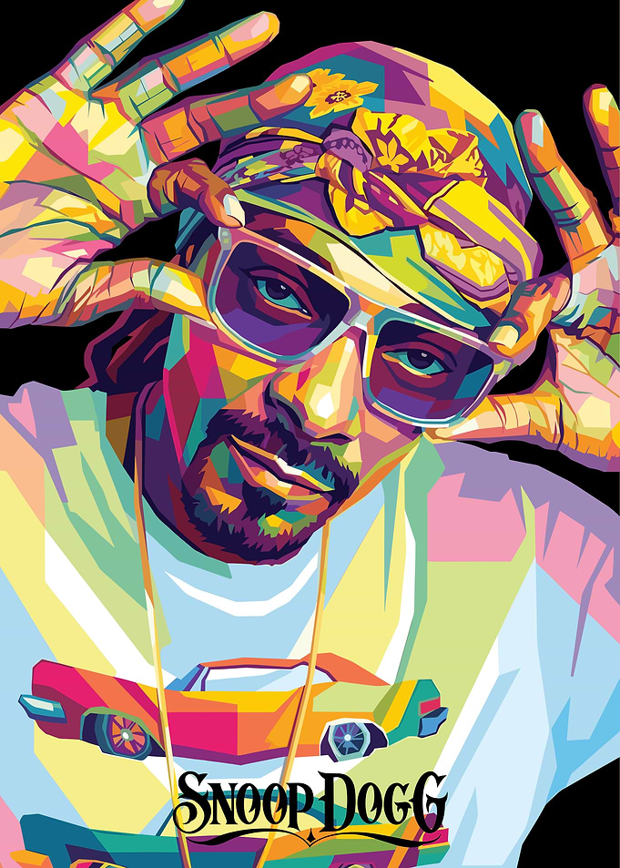 Snoop Dogg Pop Art Portrait