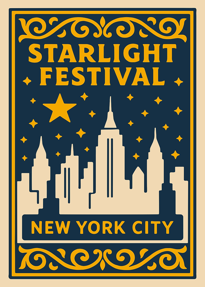 Starlight Festival New York City Poster