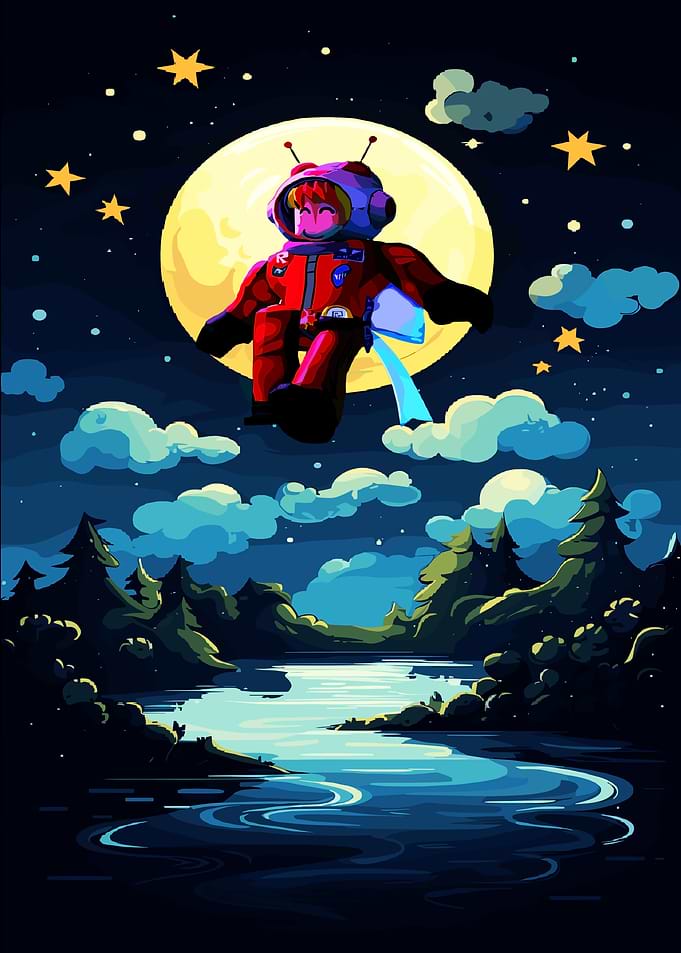 Roblox Floating in Space