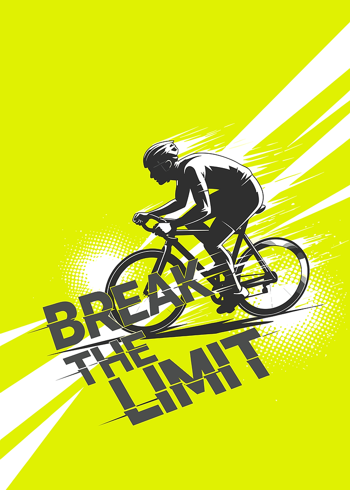 Cyclist Breaking the Limit