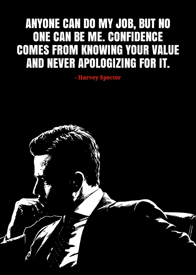 Harvey Specter Motivational Quote
