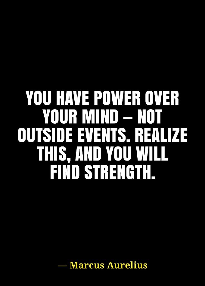 Marcus Aurelius Quote on Mind Power