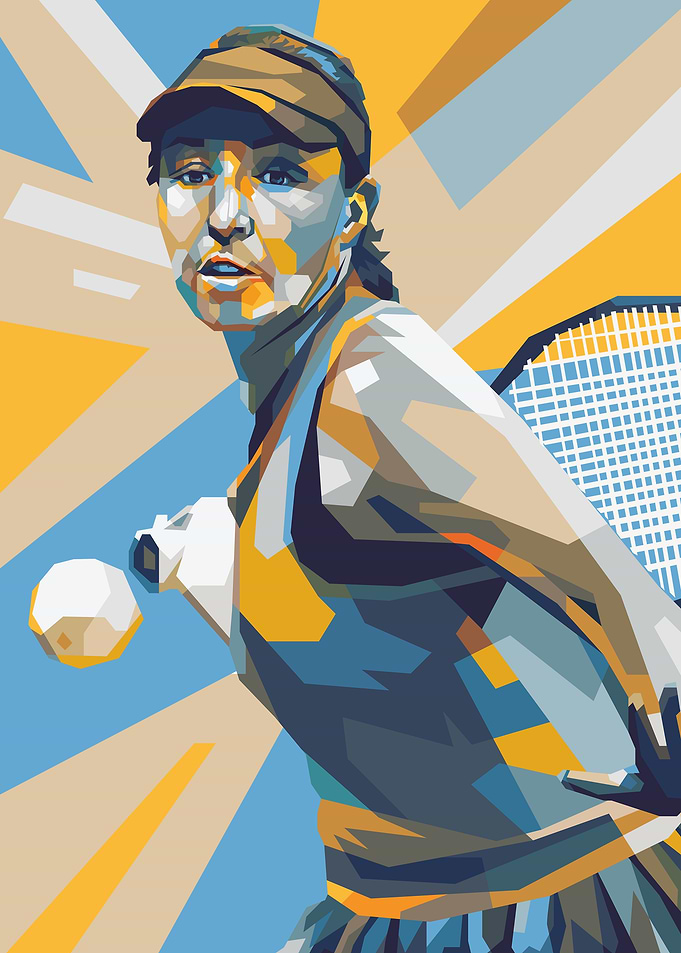 Jessica Pegula in Action