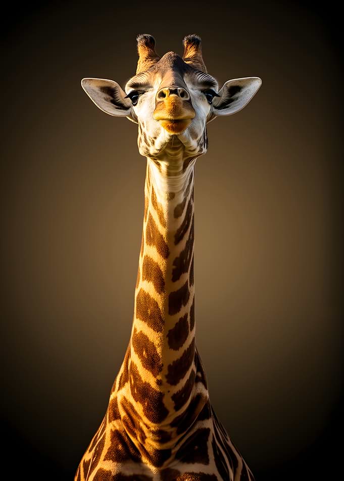 Close-up of a Giraffe's Face