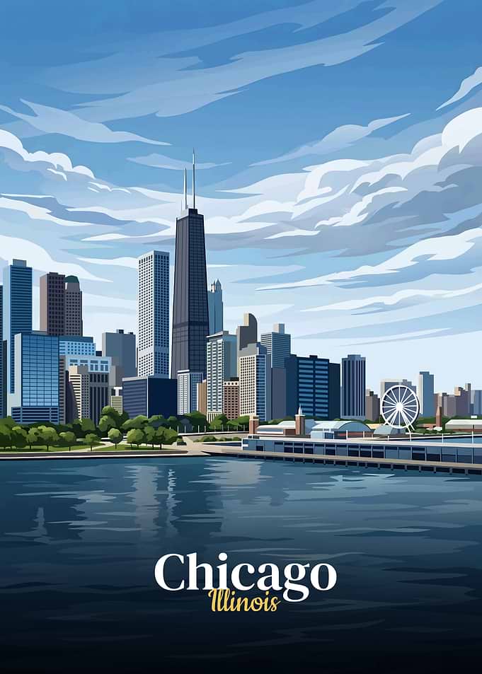 Chicago Skyline Illustration