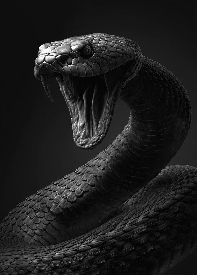 Striking Snake