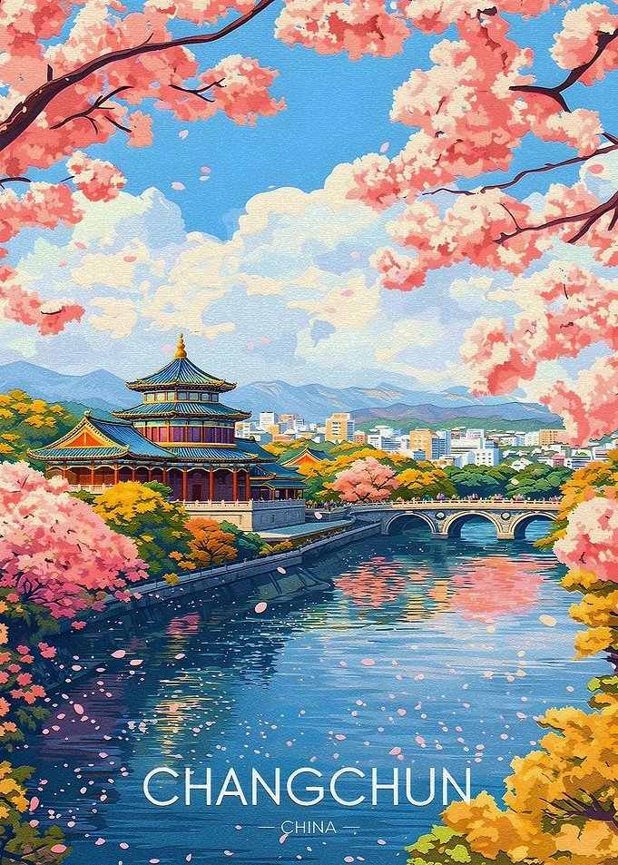 Changchun Cherry Blossoms