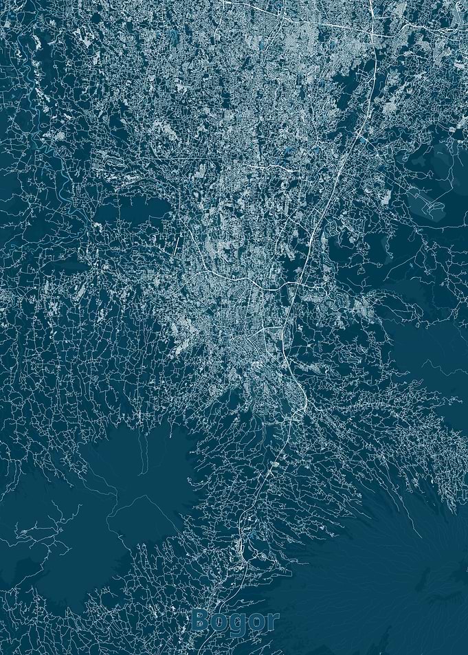 Map of Bogor City