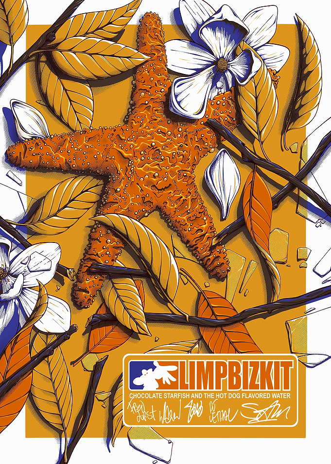 Limp Bizkit Chocolate Starfish Art
