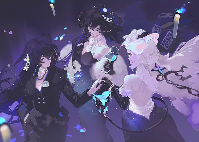 Honkai Star Rail Black Swan, Constance, Acheron