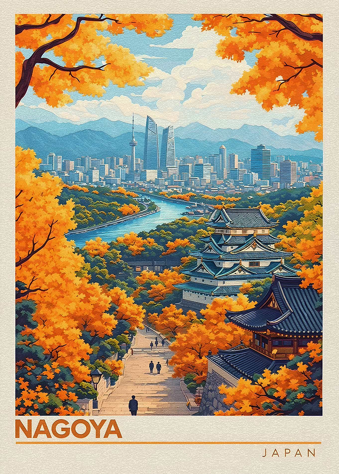 Nagoya Castle in Autumn