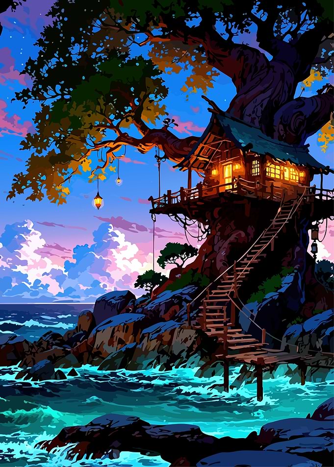 Enchanted Treehouse by the Sea