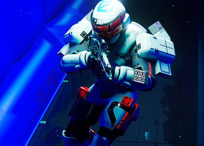 Destroyer Runner Shell: Neon Vanguard
