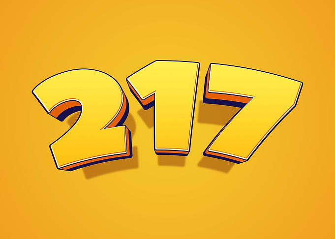 Yellow 217 Number