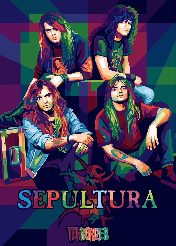 Sepultura Terrorizer Pop Art