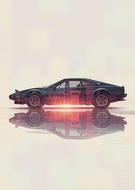 Cyberpunk Car Reflection