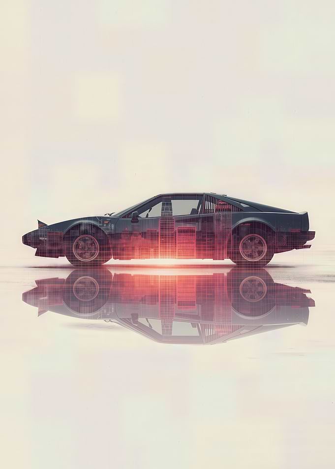 Cyberpunk Car Reflection