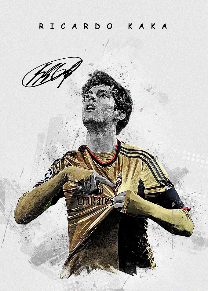 Ricardo Kaka Soccer Player Portrait
