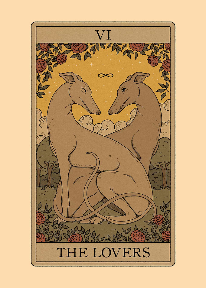 The Lovers - Dogs Tarot