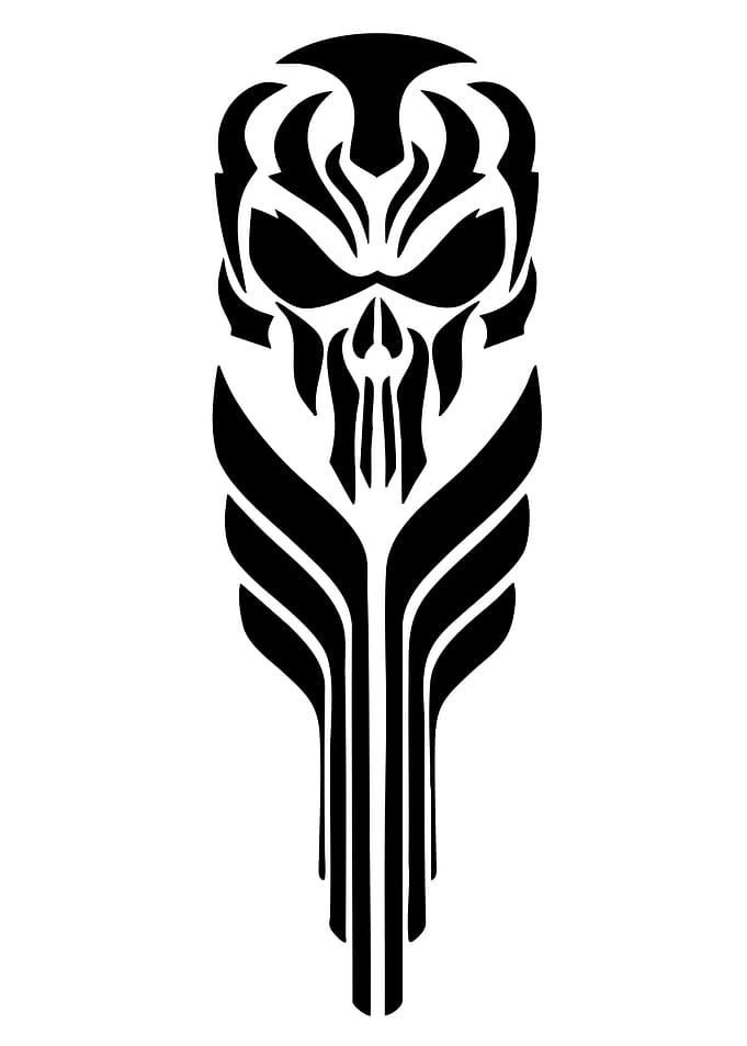 Tribal Skull Emblem