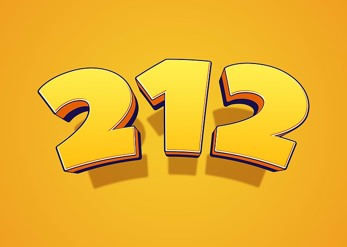 Yellow 212 Numbers