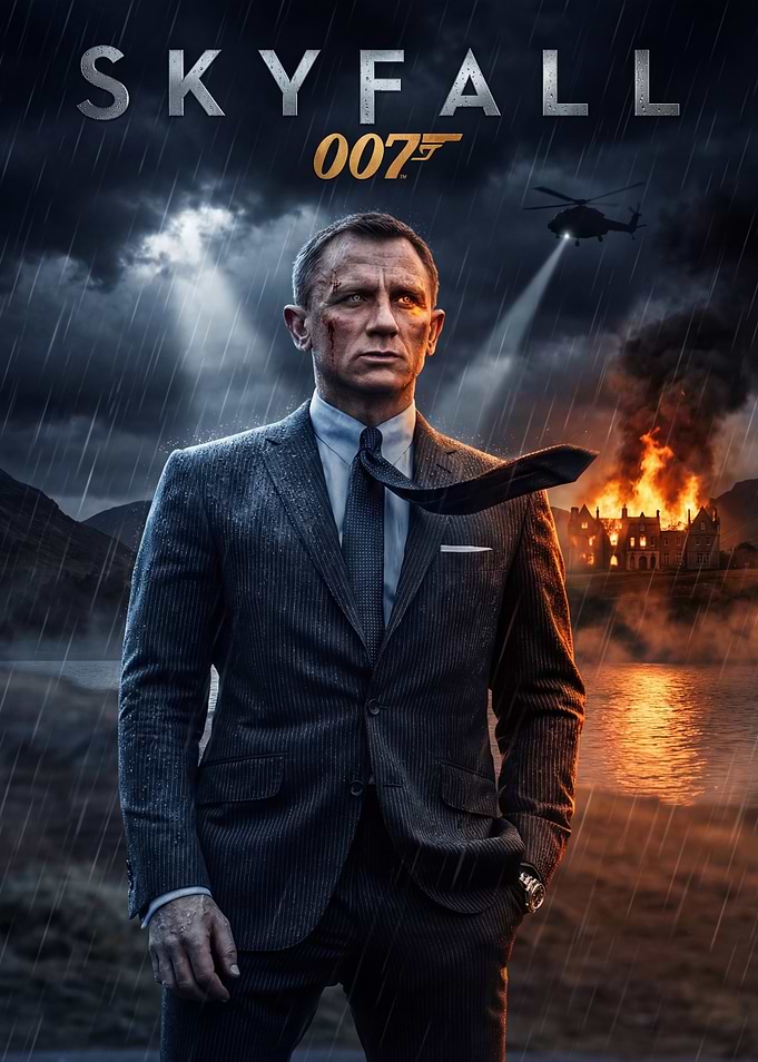 Skyfall James Bond Movie Poster