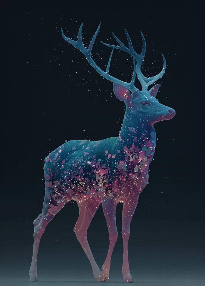 Magical Glowing Deer