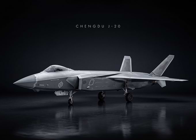 Chengdu J-20 Stealth Fighter Jet