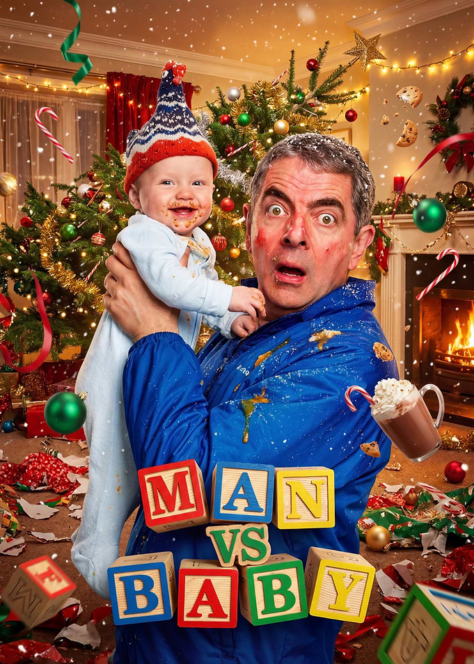 Man vs Baby Christmas Chaos