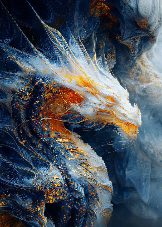 Fantasy Dragon Portrait