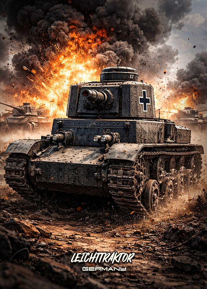 LEICHTRAKTOR German Tank in Battle