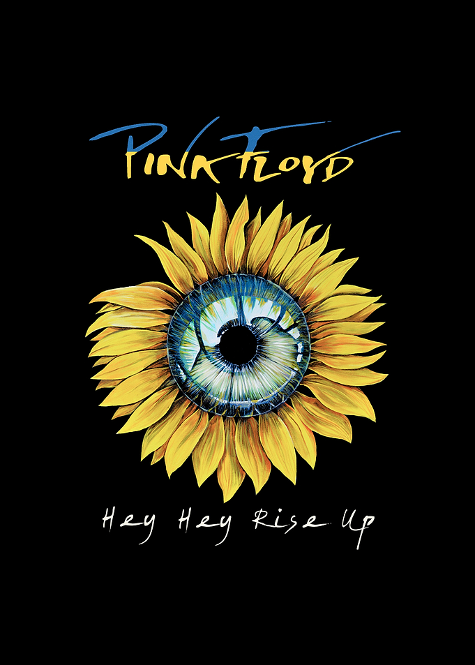 Pink Floyd Sunflower Eye Art
