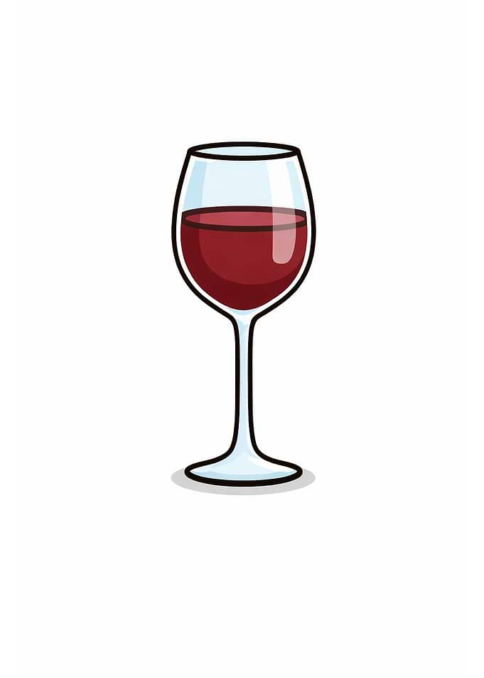 Glass of Red Wine