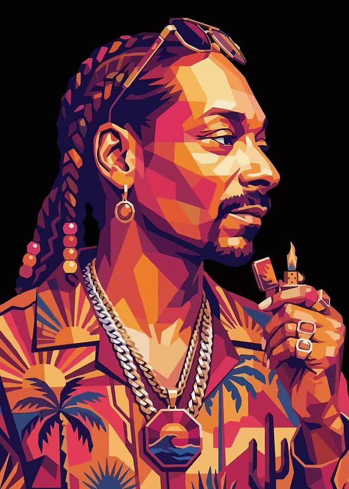 Snoop Dogg Pop Art Portrait