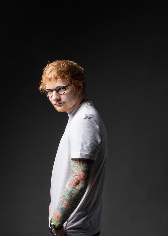 Ed Sheeran with Tattoos