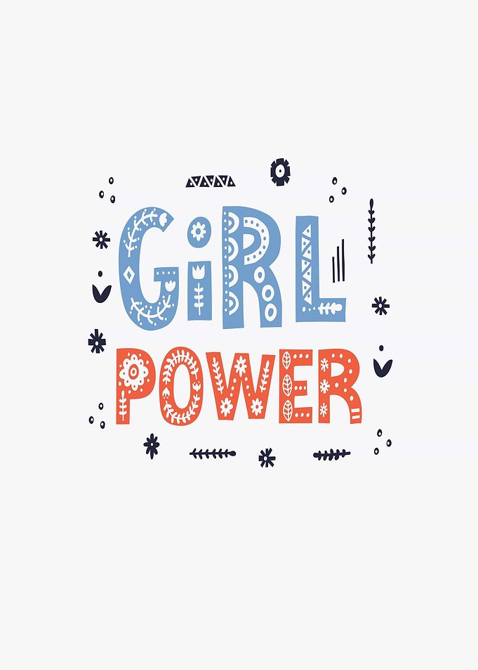 Girl Power Text Art