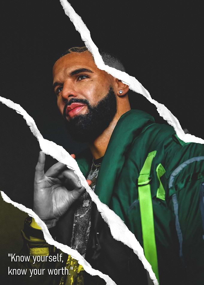 Drake quote poster