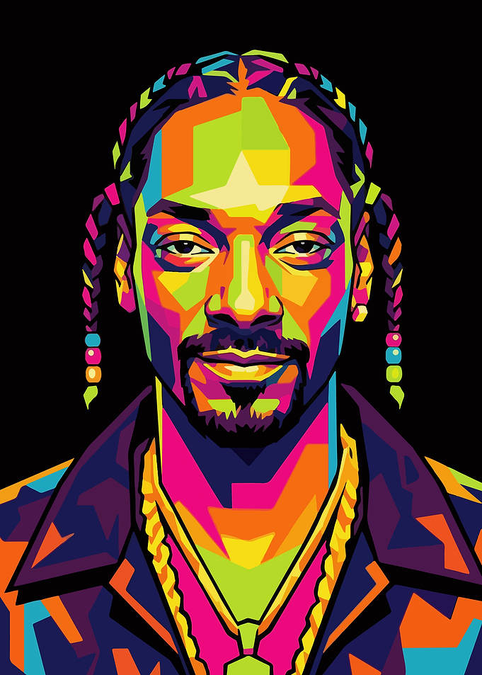 Snoop Dogg Pop Art Portrait