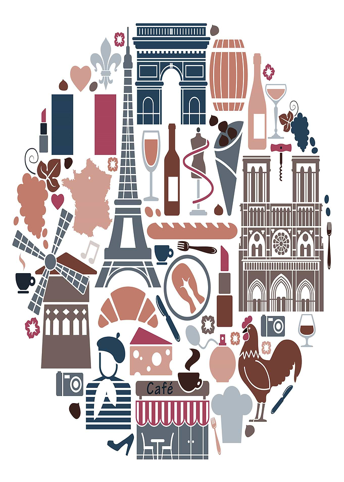 Icons Collage France