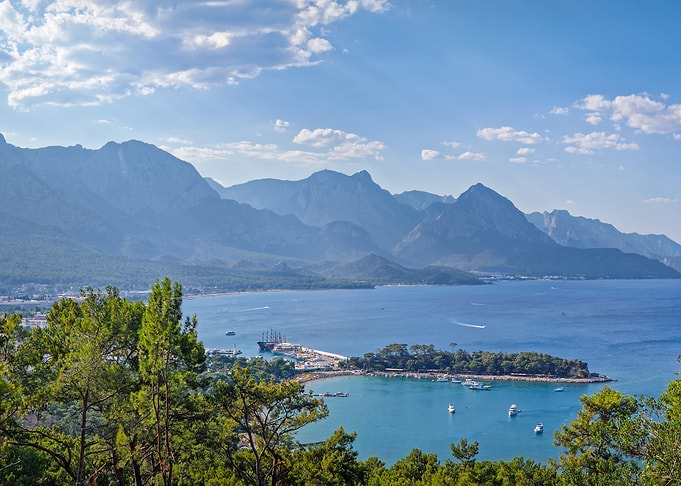 Coastal Mountains and Bay